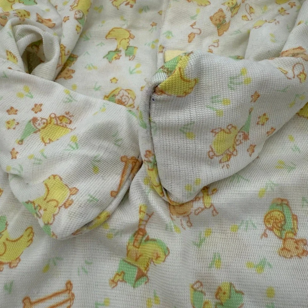 Baby‎ Girl Boy Vintage Carter's Layette Size Yellow Nursery Rhyme Sleep Gown